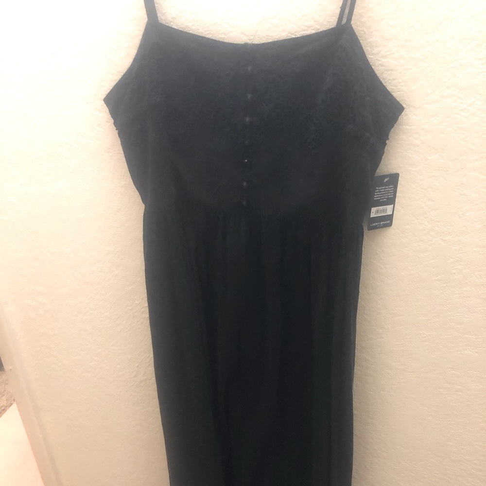 Lucky Brand Crochet Maxi Dress